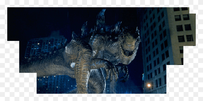 1200x550 Descargar Png Tamaño Completo 1200 1998 Godzilla, Dinosaurio, Reptil, Animal Hd Png