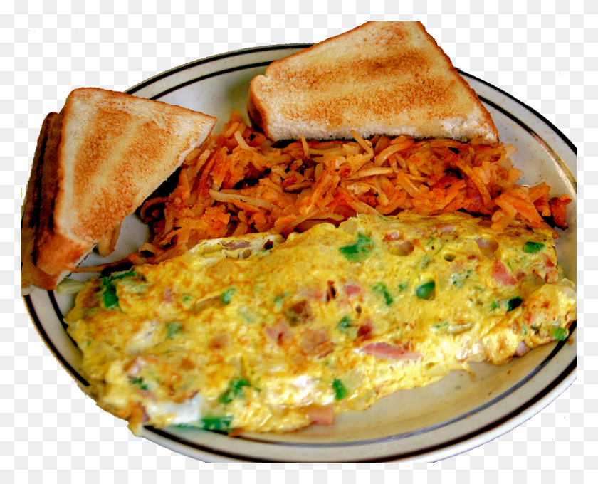 807x642 Full Size Is 807 642 Pixels Omelette, Bread, Food, Toast HD PNG Download