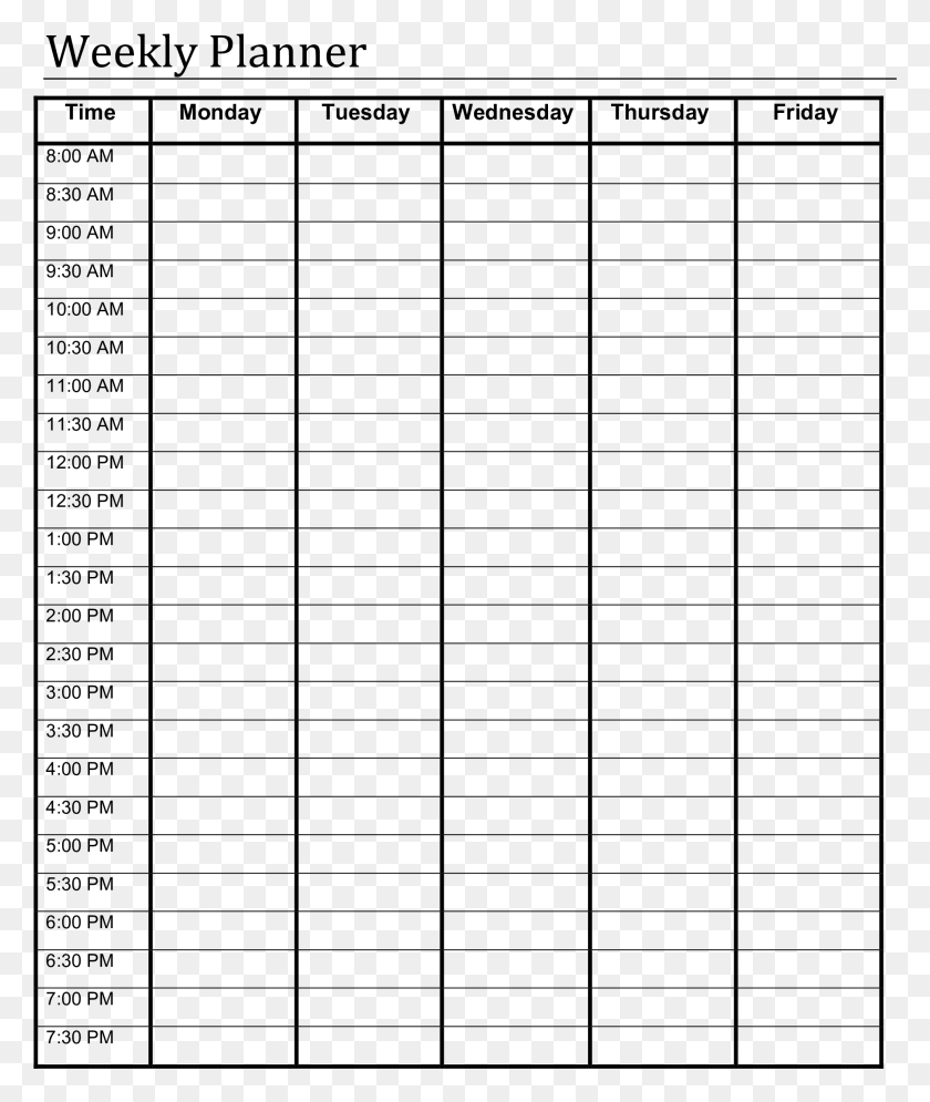 1971x2365 Full Size Of Blank Weekly Schedule Printable Week Planner College Printable Weekly Schedule, Gray, World Of Warcraft HD PNG Download