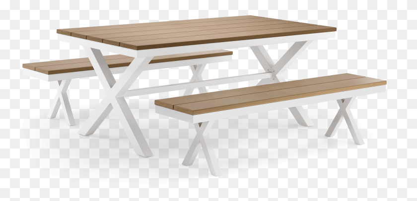 1926x856 Full Size Of Dining Benches White Dining Bench Long Picnic Table, Furniture, Table, Coffee Table HD PNG Download
