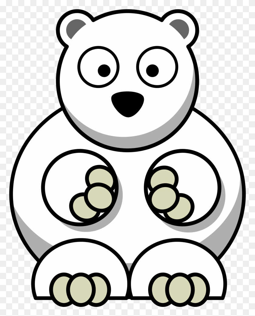 1875x2361 Как Нарисовать Мультяшного Медведя Коала, Шаг, Мультяшный Белый Медведь, Снеговик, Зима, Снег Hd Png Скачать