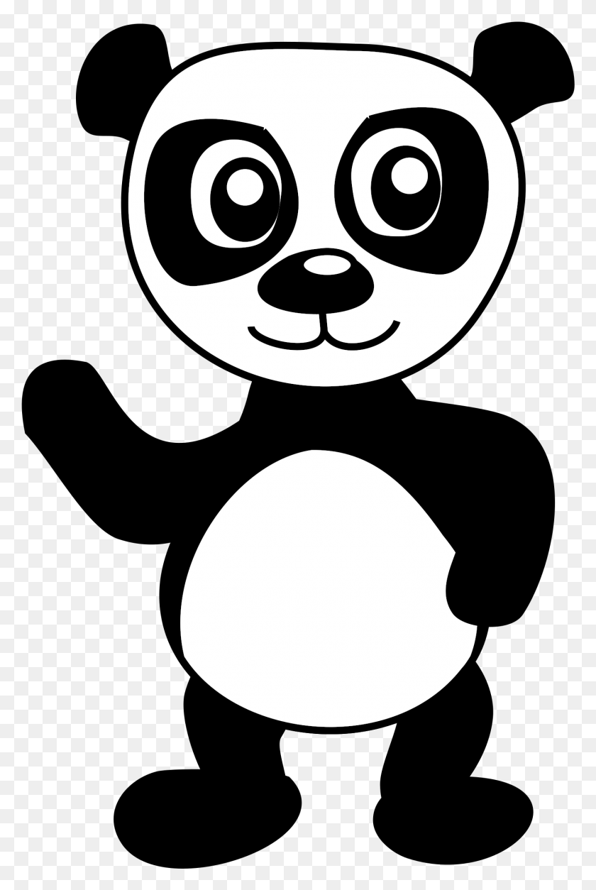 1428x2187 Full Size Of How To Draw A Cute Panda Face Step By Panda Bear Clip Art, Stencil, Moon, Outer Space HD PNG Download