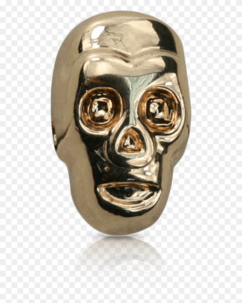500x992 Full Skull Gold Silver, Наручные Часы, Аксессуары, Аксессуар Hd Png Скачать