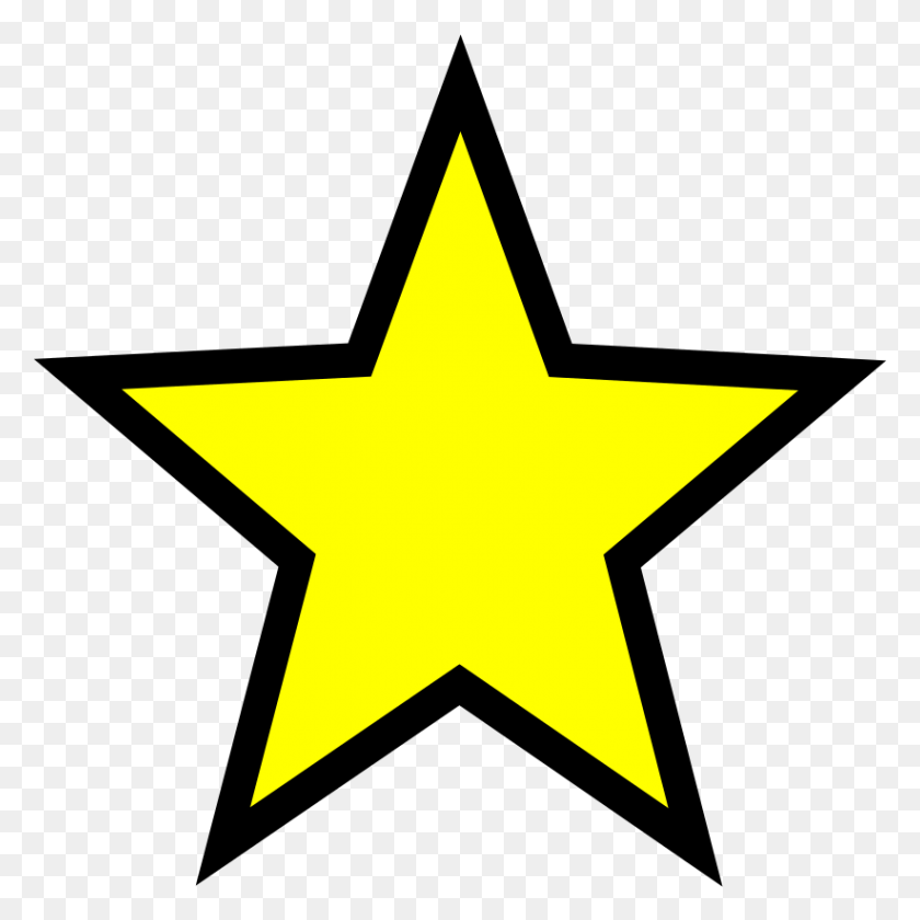 822x822 Full Star Yellow Yellow Star, Cross, Symbol, Star Symbol HD PNG Download