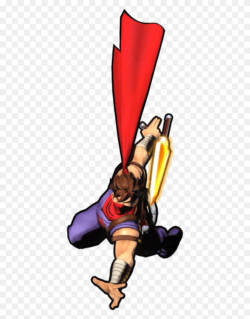 391x1012 Full Win Pose Ultimate Marvel Vs Capcom Strider, Person, Human, Clothing HD PNG Download