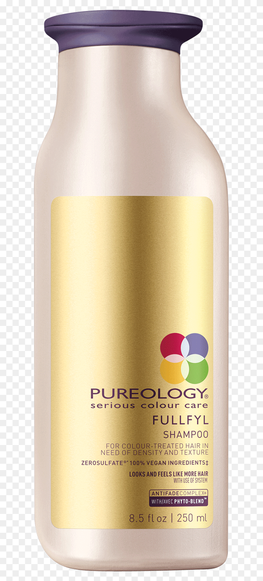 625x1794 Fullfyl Thickening Hair Shampoo Pureology Fullfyl Shampoo, Shaker, Bottle, Tin HD PNG Download
