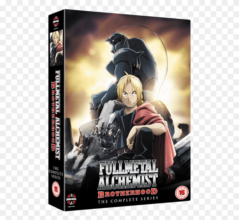 501x715 Fullmetal Alchemist Brotherhood The Complete Series Fullmetal Alchemist Brotherhood Blu Ray, Person, Human, Poster HD PNG Download