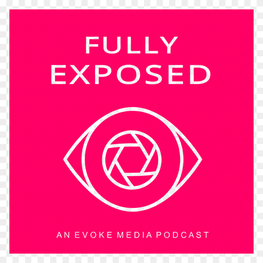1024x1024 Fully Exposed Podcast Logo Circle, Symbol, Trademark, Text HD PNG Download