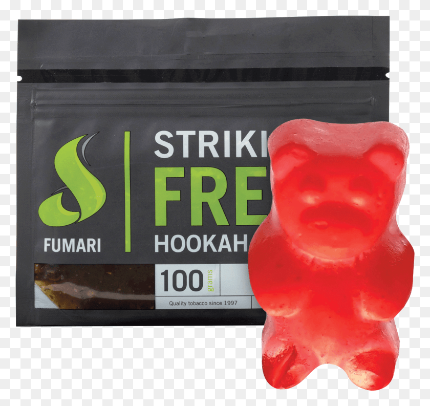 1327x1248 Descargar Png Fumari Tobacco Fumari Red Gummy Bear, Ketchup, Alimentos, Texto Hd Png