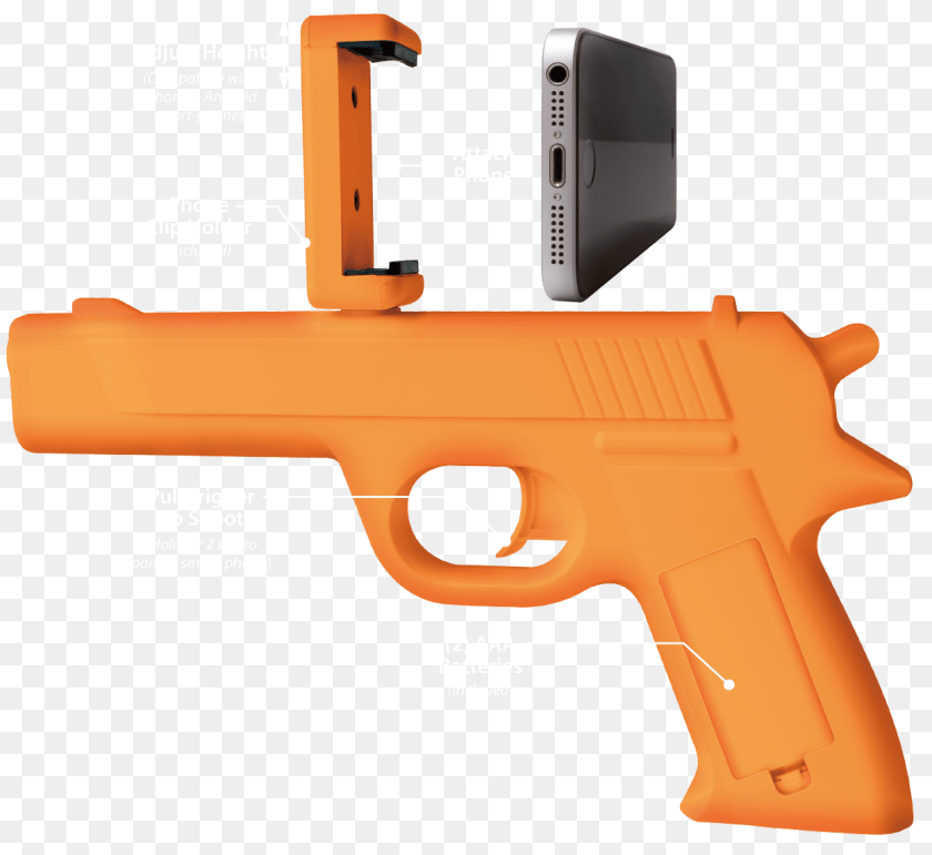 Fun Factory Candy Novelty Co Augmented Reality Gaming Gun, Firearm, Handgun, Weapon, Electronics Clipart PNG