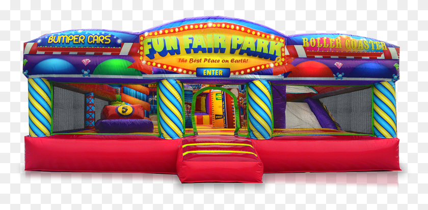 1500x677 Fun Fair Park Fun Fair Park Inflatable, Crib, Furniture, Play Area HD PNG Download
