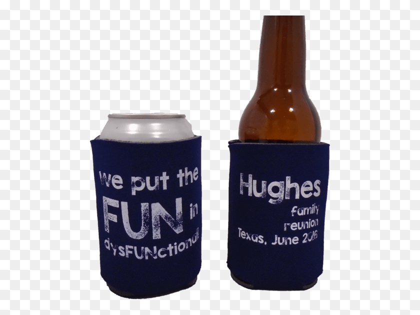 483x570 Fun Family Reunion Koozie Custom Can Coolers Beer Bottle, Beer, Alcohol, Beverage HD PNG Download