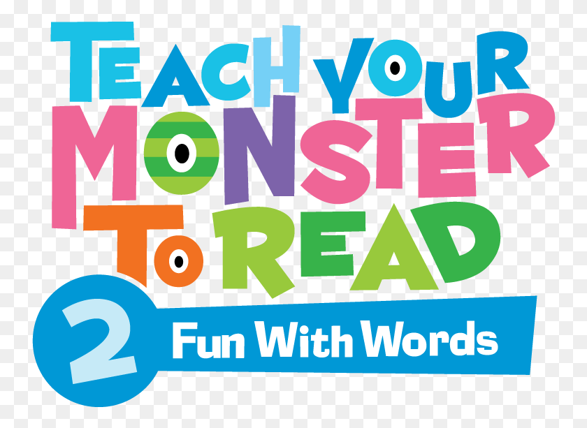 750x553 Fun With Words Logo On Transparent Teach Your Monster To Read Any Kind, Text, Alphabet, Word HD PNG Download
