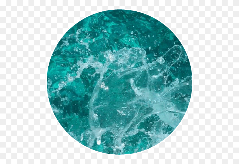 518x518 Fundo Azul Agua Mar Oceano Circle, Природа, На Открытом Воздухе, Море Hd Png Скачать