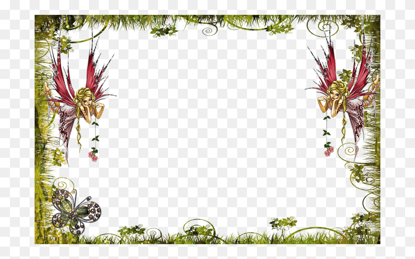 700x465 Fundo Pronto Photo Fadas3 Picture Frame, Plant, Vegetation, Outdoors HD PNG Download