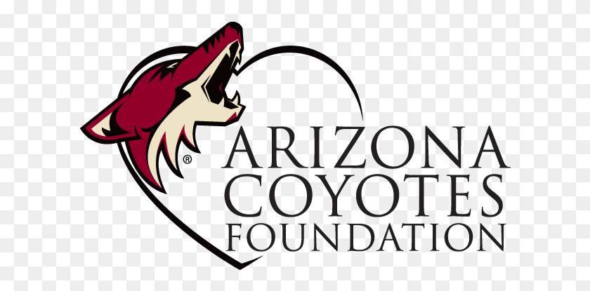 614x355 Funds From Our 5050 Raffle Help Support Non Profits Arizona Coyotes Foundation, Logo, Symbol, Trademark HD PNG Download