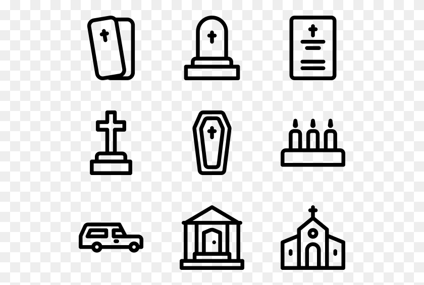 529x505 Funeral Icon, Gray, World Of Warcraft HD PNG Download