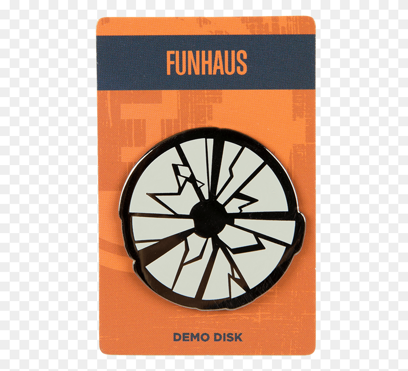 462x704 Funhaus Demo Disk Enamel Pin Llanta De Carreta, Башня С Часами, Башня, Архитектура Hd Png Скачать