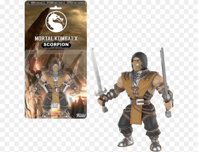 636x644 Funko Action Figure Mortal Kombat Funko Mortal Kombat Action Figures, Person, Face, Head, Blade Sticker PNG