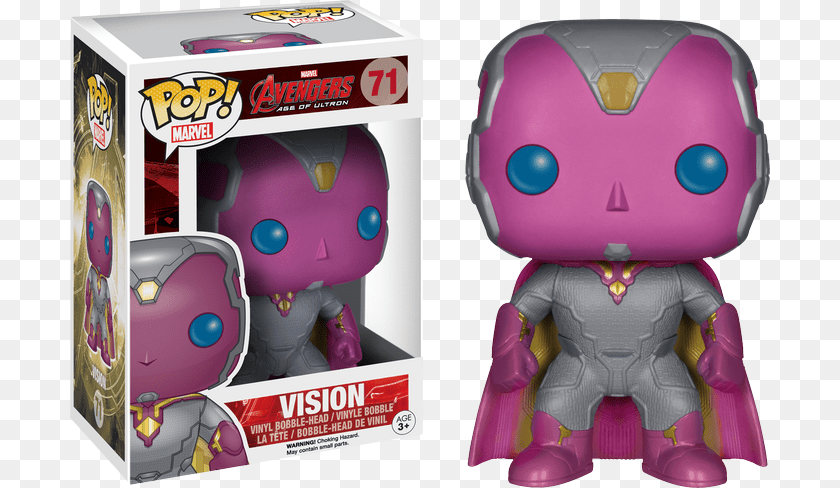 Funko Pop Avengers Vision, Toy, Baby, Face, Head PNG