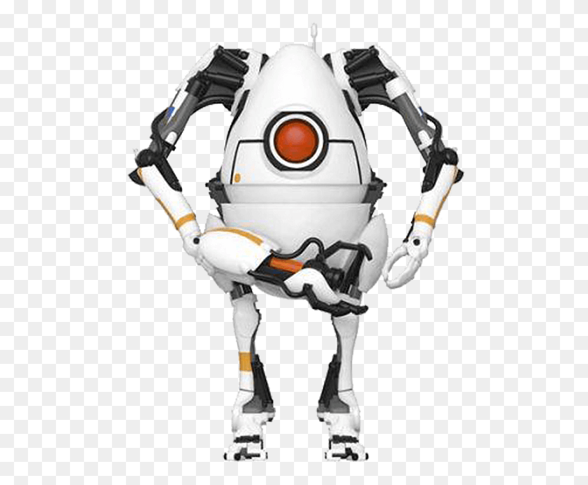 489x633 Funko Pop Portal 2 P Body Portal 2 Поп-Фигурки, Робот, Игрушка, Ремни Безопасности Hd Png Скачать