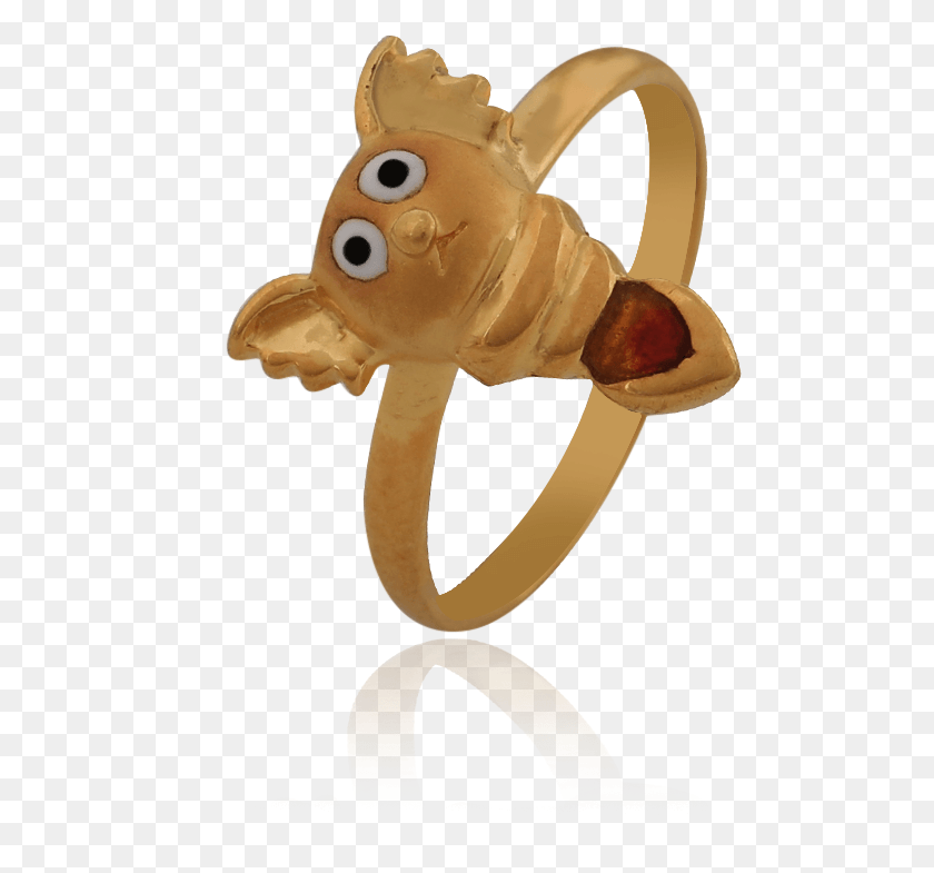 495x725 Funky Jack In The Box Gold Ring Cartoon, Animal, Invertebrate, Insect HD PNG Download