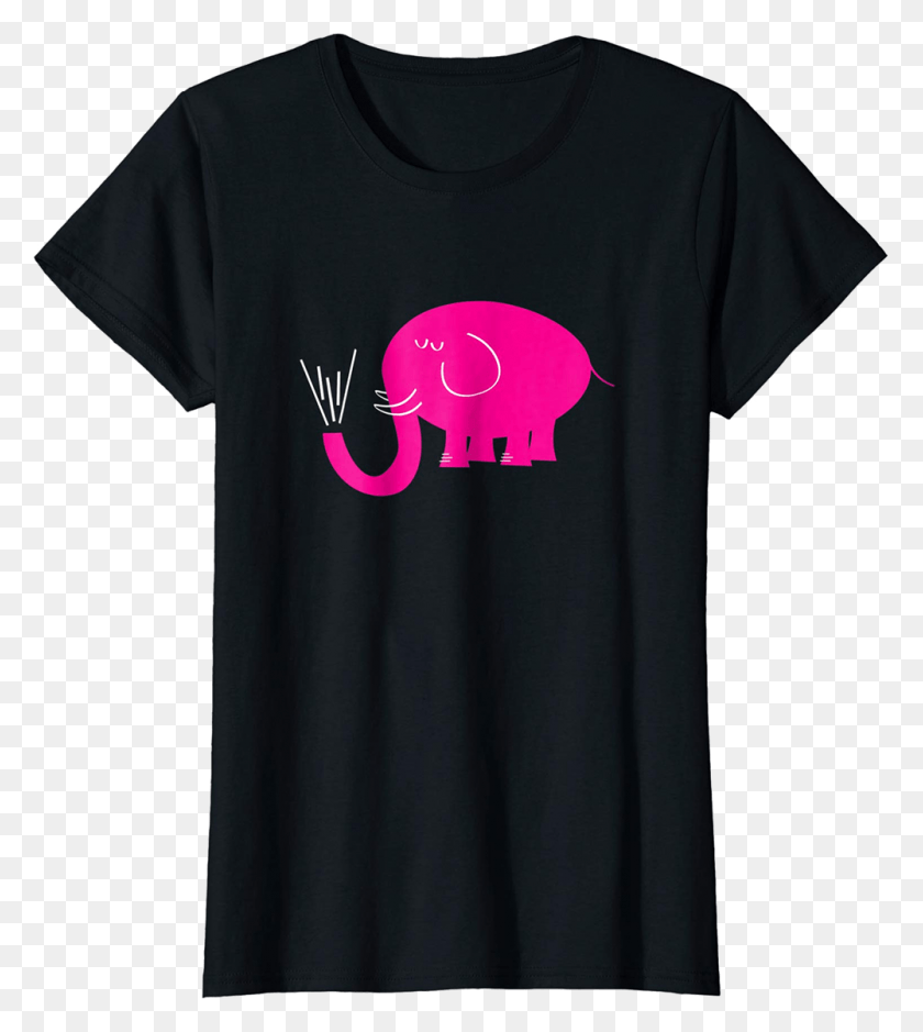 1000x1128 Funky Pink Elephant T Shirt Youth Superman Cool Word Supes, Clothing, Apparel, Sleeve HD PNG Download