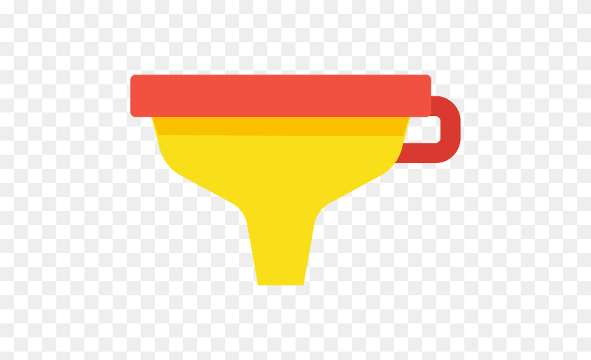 512x512 Funnel Icon Yellow, Clothing, Lingerie, Underwear, Panties Clipart PNG