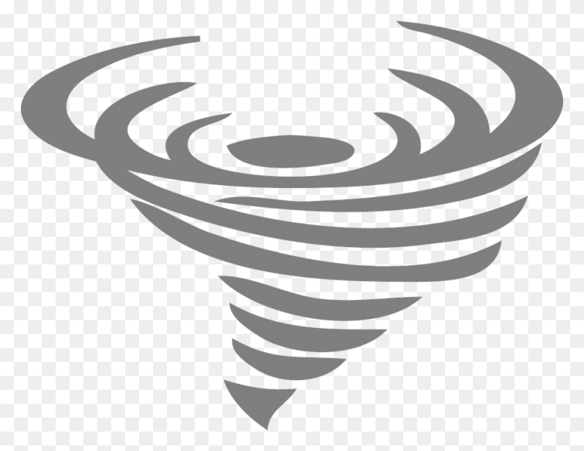 954x720 Funnel Storm Free Vector Graphic On Pixabay Tornado Clip Art, Spiral, Coil, Rotor HD PNG Download