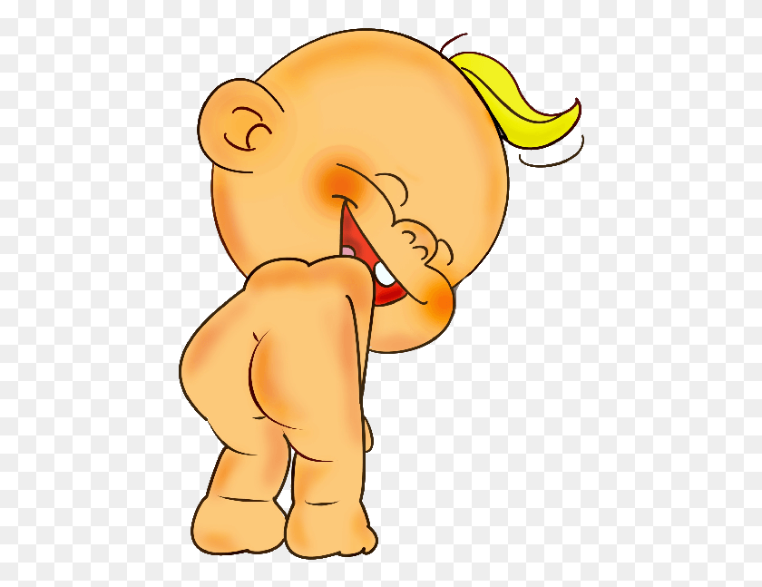 448x587 Funny Baby Cartoon Valentine Clip Art Images Cartoon Babies, Hand, Ear, Head HD PNG Download