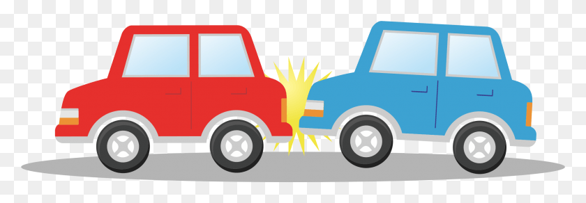 2376x709 Funny Car Clipart At Getdrawings Car Accident Clipart, Vehicle, Transportation, Automobile HD PNG Download