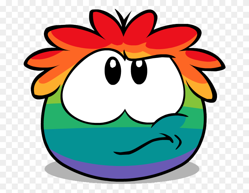 682x592 Funny Club Penguin Puffles Negro, Bird, Animal, Poultry HD PNG Download