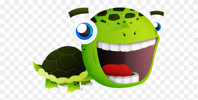 561x366 Funny Face Football Clipart Turtle Cartoon, Teeth, Mouth, Lip Descargar Hd Png