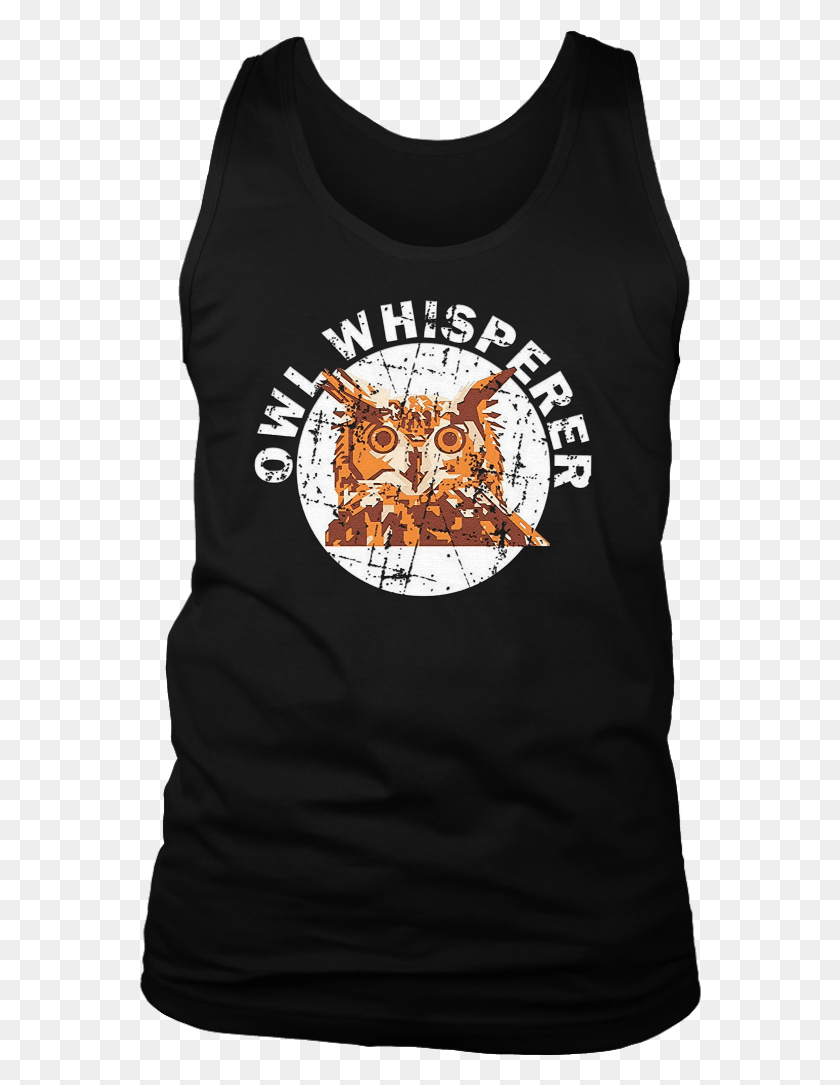 562x1025 Funny Great Horned Owl Whisperer Tshirt Bird Watching Shirt, Clothing, Apparel, Sleeve HD PNG Download