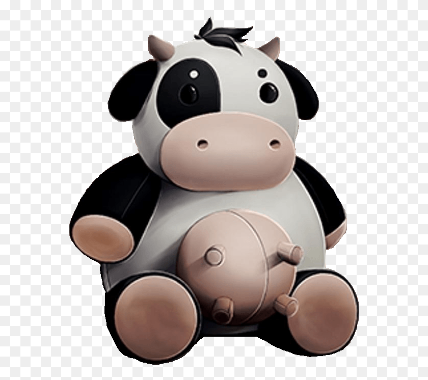 570x686 Funremember Mr Cow Ddlc, Toy, Cushion, Pillow HD PNG Download