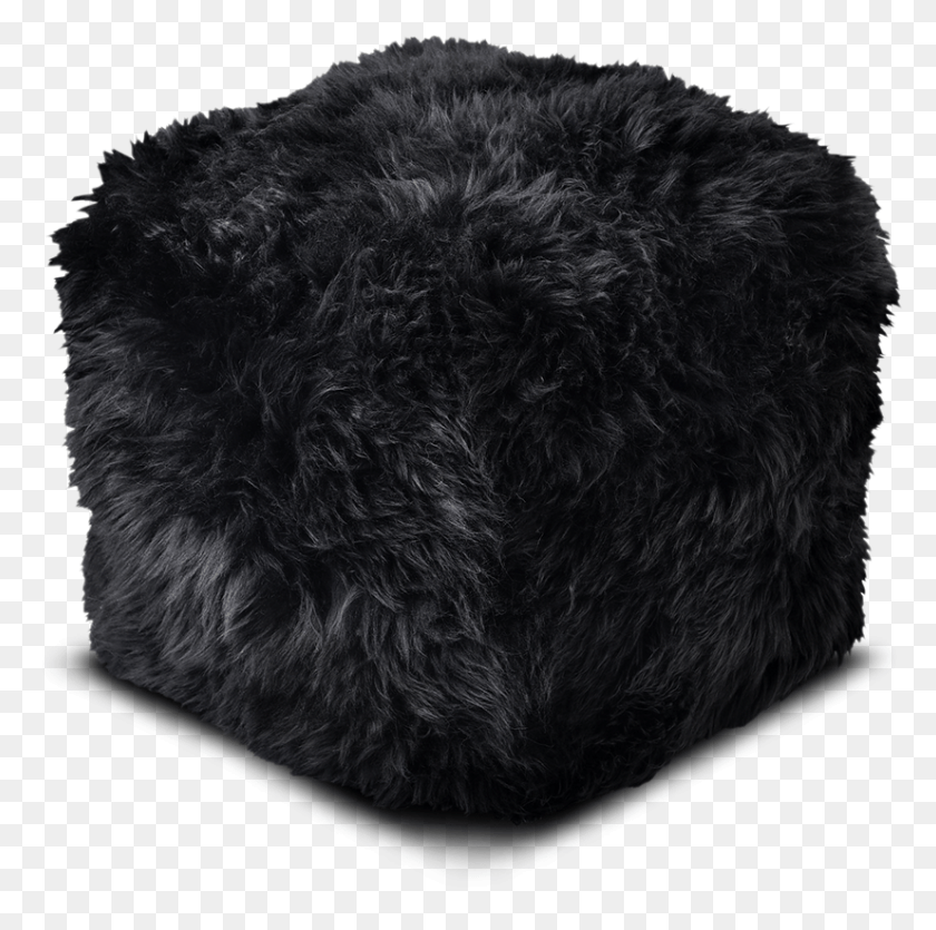 826x821 Fur Box Fur Clothing, Pillow, Cushion, Furniture HD PNG Download