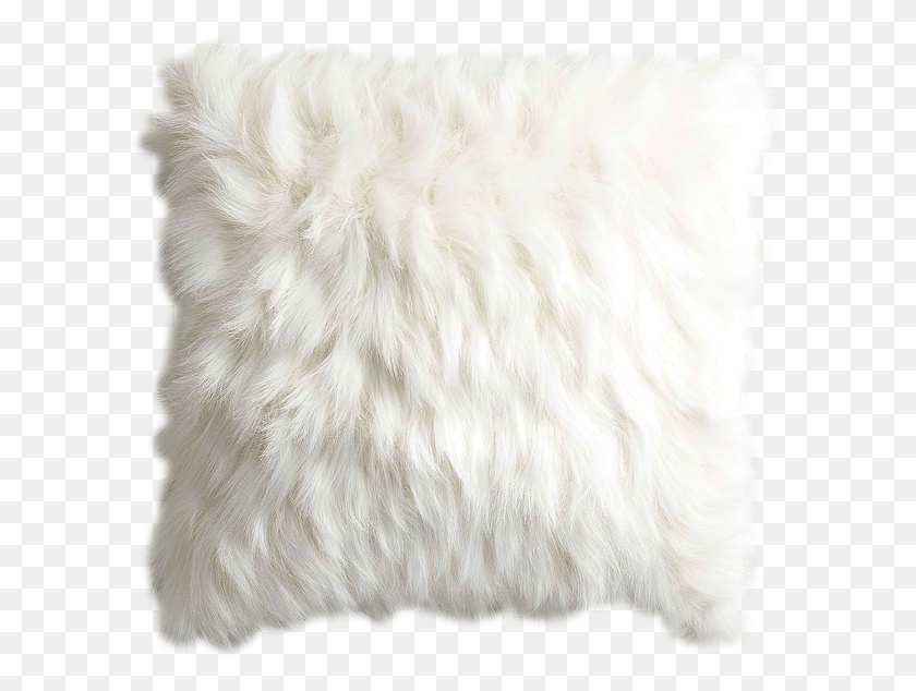 600x574 Almohada De Piel Blanca, Cojín, Alfombra, Perro Hd Png