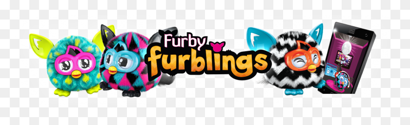 1398x353 Descargar Png Furby Furblings Logo 3 By Jesus Furby, Teléfono Móvil, Electrónica Hd Png