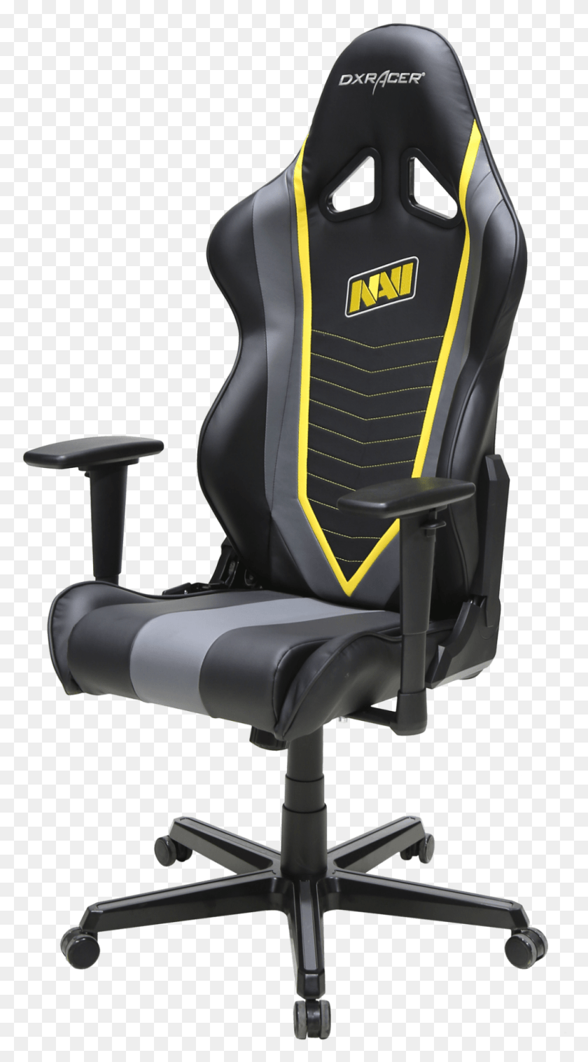 1000x1867 Furniture Dxracer Gaming Chair Luxury Natus Vincere Dxracer Gaming Chair White, Cushion, Car Seat, Belt HD PNG Download