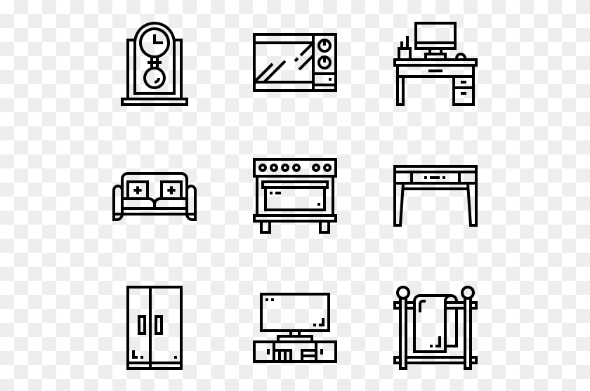 521x497 Furniture File Vector Icon, Gray, World Of Warcraft HD PNG Download