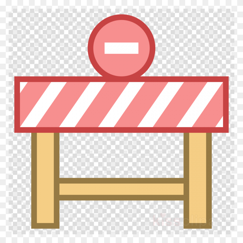 900x900 Furniture Line Transparent Image Roadblock Clipart, Fence, Barricade HD PNG Download