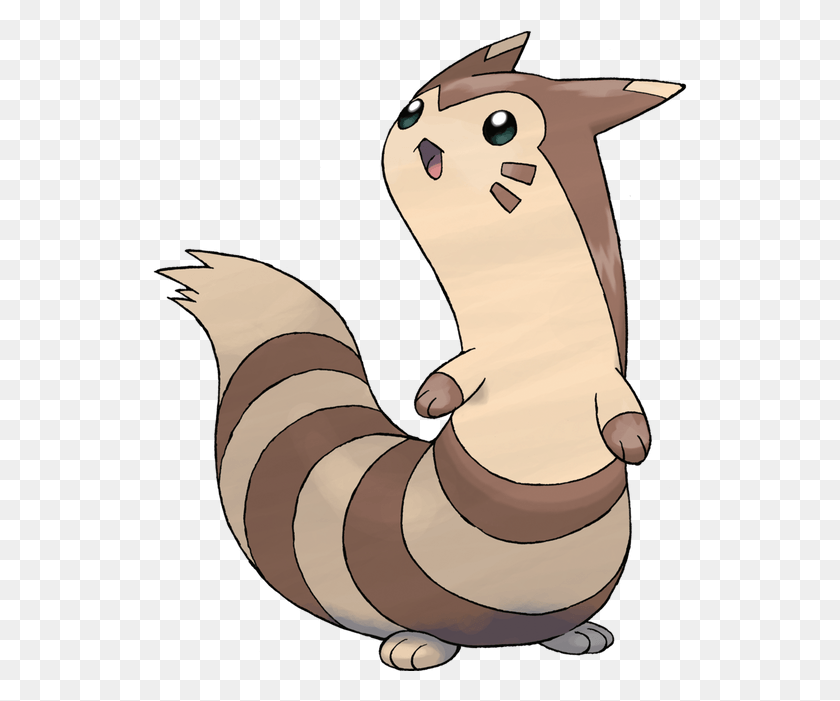 539x641 Furret Pokemon, Животное, Млекопитающее, Дикая Природа Hd Png Скачать