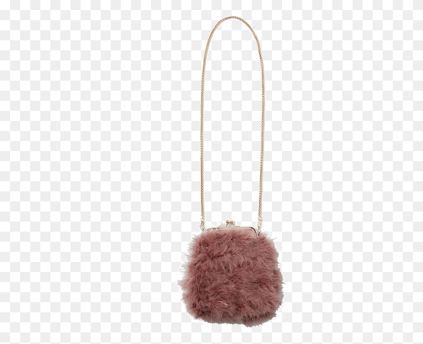 383x623 Furry Clutch Bag By Stylenanda Handbag, Accessories, Accessory, Cushion HD PNG Download