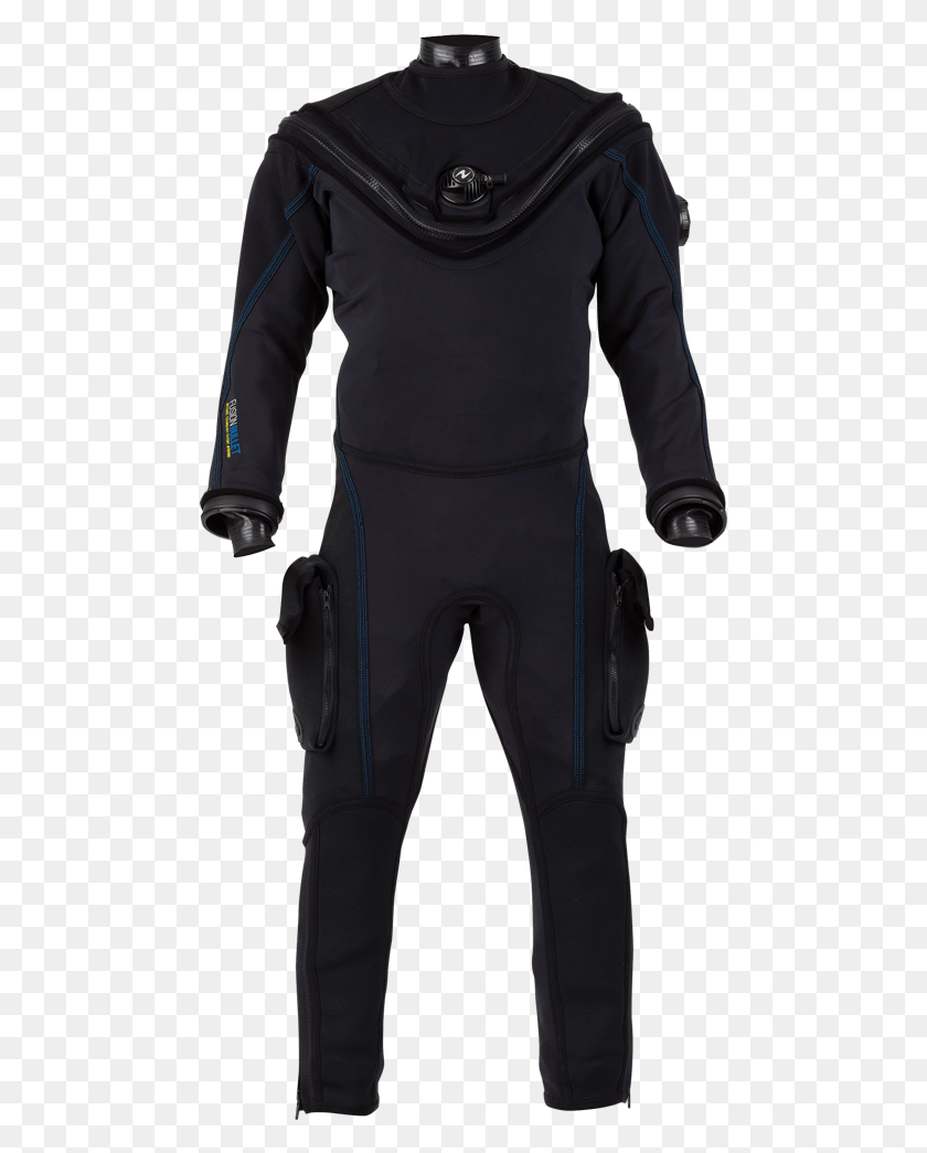 480x985 Fusion Bullet Slt Drysuit With Aircore Technology Aqua Lung Fusion Bullet Slt Drysuit, Clothing, Apparel, Ninja HD PNG Download