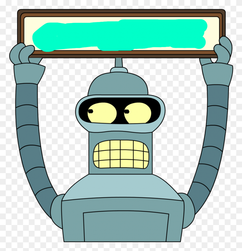 890x925 Futurama Bender, Robot, Building, Architecture HD PNG Download