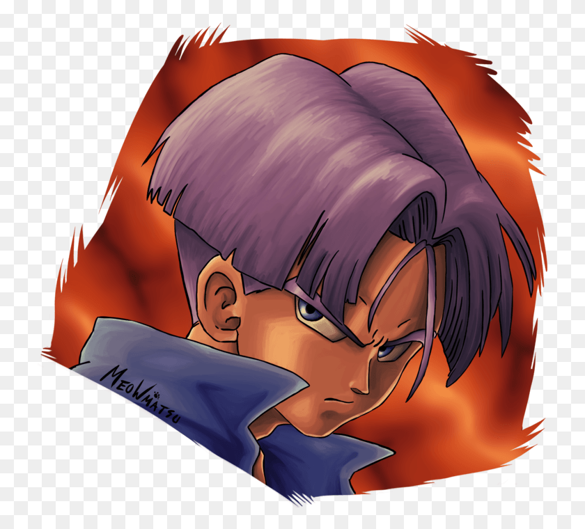 735x700 Future Trunks By Meowmatsu, Person, Human HD PNG Download