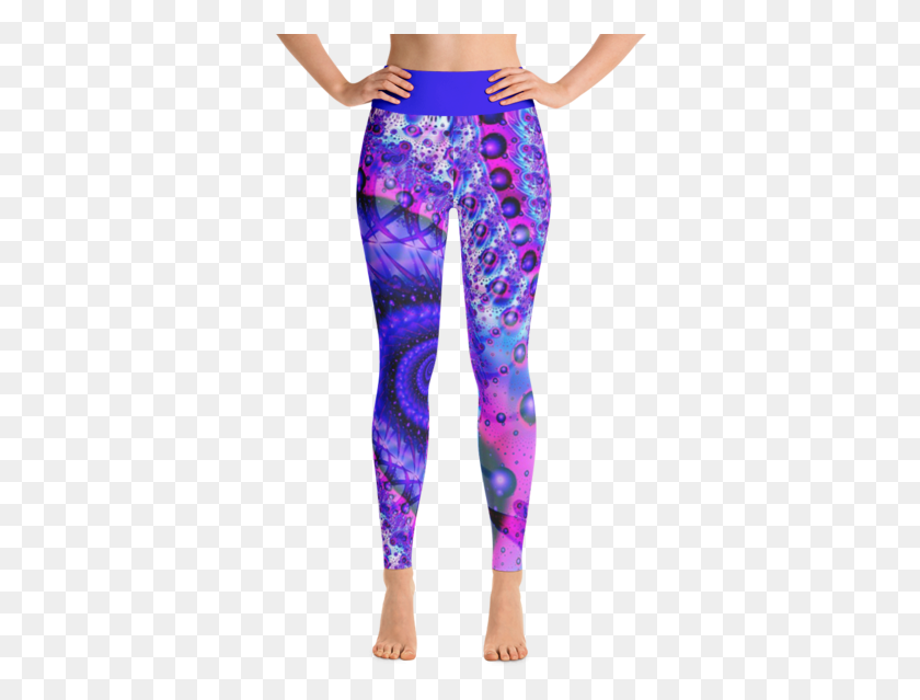 340x579 Futuristic Purple Paisley All Over Print Yoga Pants Yoga Pants, Clothing, Apparel, Person HD PNG Download