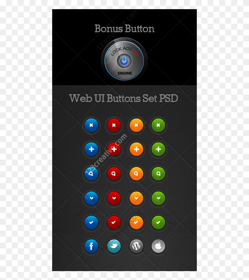 489x887 Futuristic Ui Buttons Iphone, Switch, Electrical Device, Mobile Phone HD PNG Download