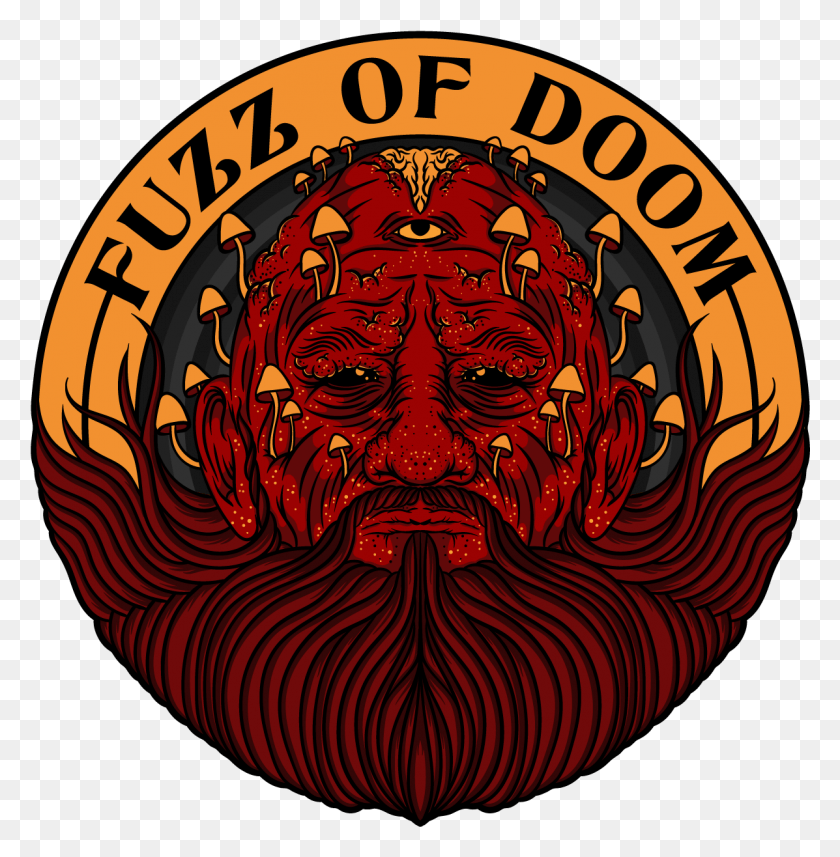 1197x1224 Логотип Fuzz Of Doom, Символ, Товарный Знак, Коврик Png Скачать