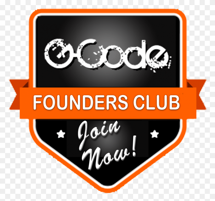 815x761 G Code Founders Club Goes Live Http Sign, Label, Text, Sticker HD PNG Download